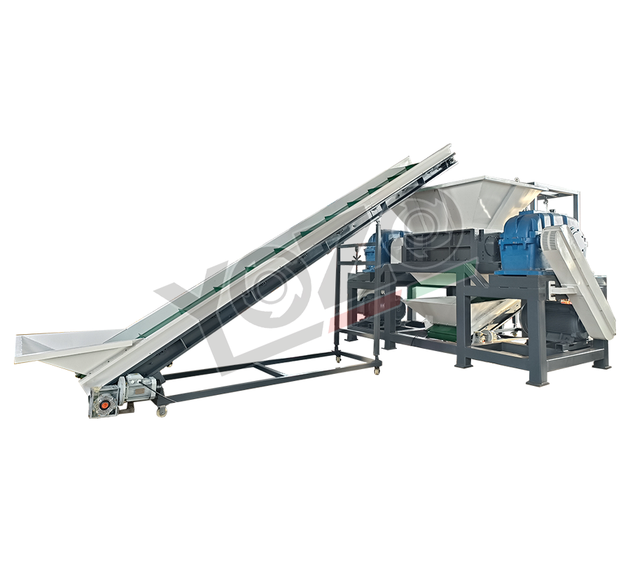 雙軸撕碎（驅(qū)動(dòng)方式：電機(jī)或是液壓）